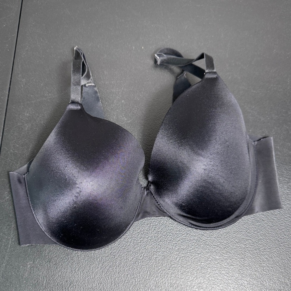 Soma Vanishing Back Full Coverage Underwire Bra Black‎ Side Smoothing 34D